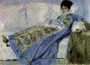 Pierre-Auguste Renoir Madame Monet auf dem Divan France oil painting artist